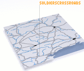 3d view of Soldiers Cross Roads