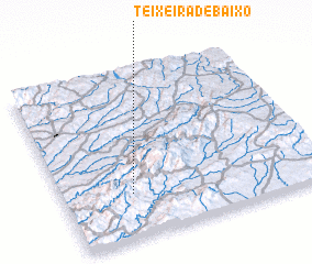 3d view of Teixeira de Baixo