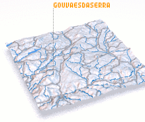 3d view of Gouvães da Serra