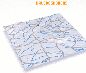 3d view of Vale dos Homens