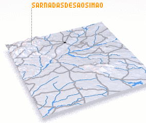 3d view of Sarnadas de São Simão