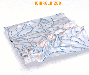 3d view of Ighir el Mizeb