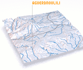 3d view of Aguerd nʼ Oulili