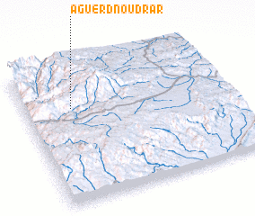 3d view of Aguerd nʼ Oudrar