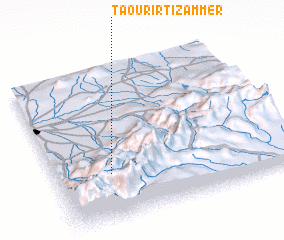 3d view of Taourirt Izammer