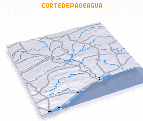 3d view of Corte de Pão e Água