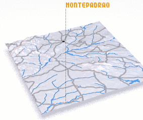 3d view of Monte Padrão