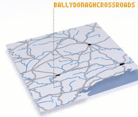 3d view of Ballydonagh Cross Roads