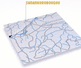 3d view of Sanankorobougou