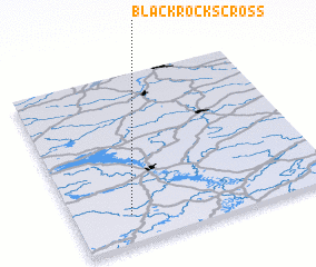 3d view of Blackrocks Cross