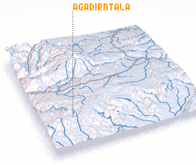 3d view of Agadir nʼ Tala