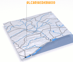 3d view of Alcarias de Baixo