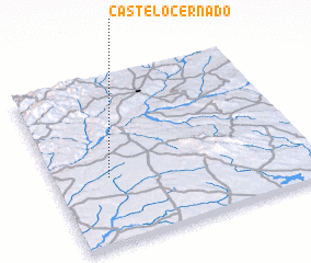 3d view of Castelo Cernado
