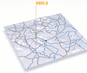 3d view of Kanlé