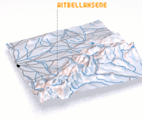 3d view of Aït Bel Lahsene