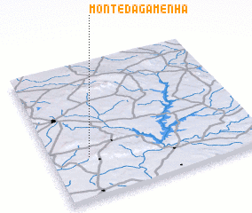 3d view of Monte da Gamenha