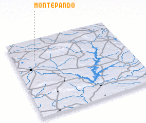 3d view of Monte Pando