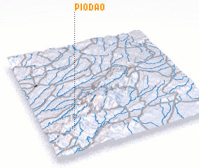 3d view of Piódão