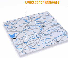 3d view of Lumcloon Cross Roads