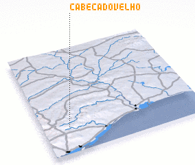 3d view of Cabeça do Velho