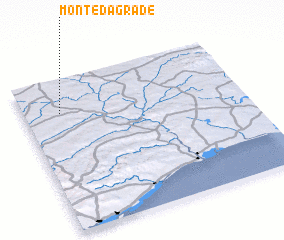 3d view of Monte da Grade