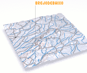 3d view of Brejo de Baixo