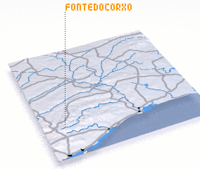 3d view of Fonte do Corxo