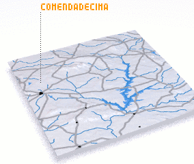 3d view of Comenda de Cima