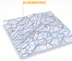 3d view of Aldeia das Dez