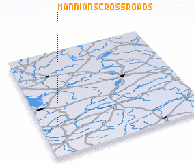 3d view of Mannionʼs Cross Roads