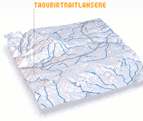 3d view of Taourirt nʼ Aït Lahsene