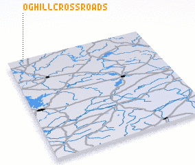 3d view of Oghill Cross Roads