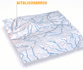 3d view of Aït Ali Ou Hammou