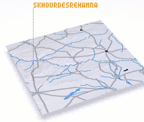 3d view of Skhour des Rehamna