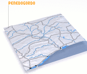 3d view of Penedo Gordo