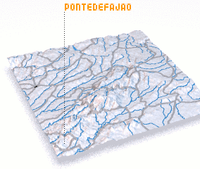 3d view of Ponte de Fajão