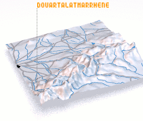 3d view of Douar Talat Marrhene