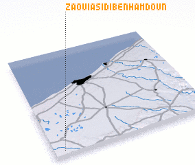 3d view of Zaouia Sidi Ben Hamdoun