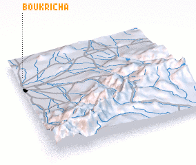 3d view of Bou Kricha