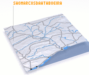 3d view of São Marcos da Ataboeira