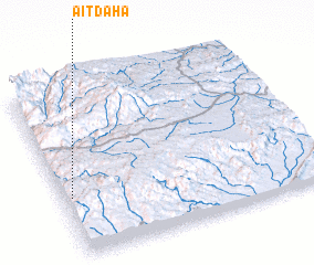 3d view of Aït Daha