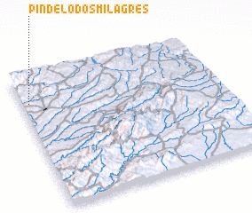 3d view of Pindelo dos Milagres