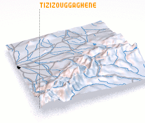 3d view of Tizi Zouggâghene