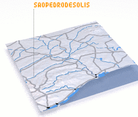 3d view of São Pedro de Solis