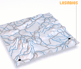3d view of Los Indios