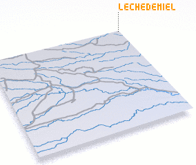 3d view of Leche de Miel