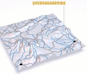 3d view of Quebrada Arriba