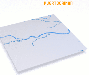 3d view of Puerto Caimán