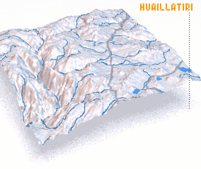 3d view of Huaillatiri