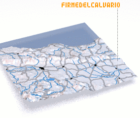 3d view of Firme del Calvario